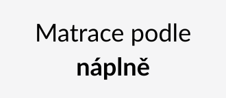 Matrace Futon podle náplně