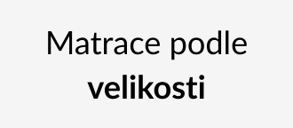 Matrace Futon podle velikosti