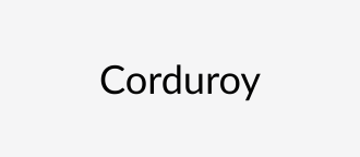 Corduroy stof