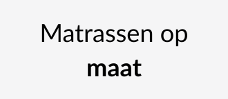 Matrassen Futon per maat