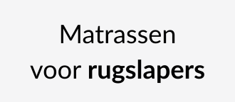 Matrassen Futon voor rugslapers