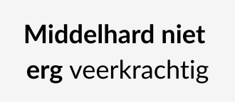 Futon middelhard - lage elasticiteit