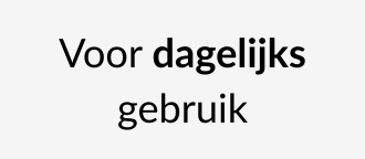 Banken voor dagelijks gebruik