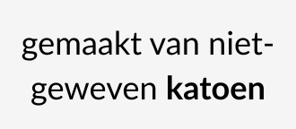 Futony katoenen fleece