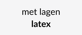 Futony met lagen latex