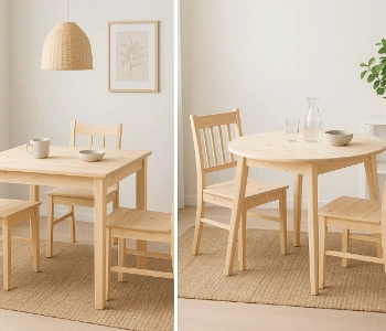 Okrągły czy kwadratowy - jaki stół wybrać do mieszkania?