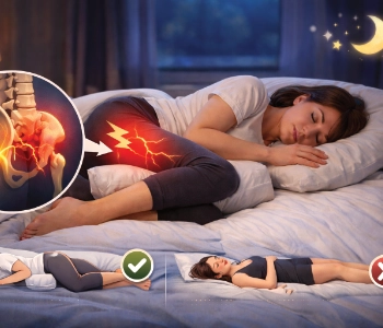 Jak spać przy rwie kulszowej, aby ból nie wybudzał w nocy?