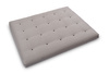 Futon Pascall Medium Latex - Materac 160x200 Szary - naturalny z lateksem