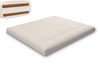 Materac 180x200 naturalny z lateksem i 2x kokosem - Futon Pascall Comfort Relax Hard Ecru
