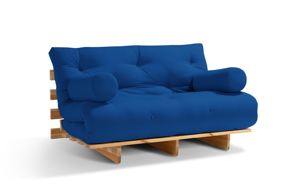 Sofa rozkładana 160x200 - Slim Basic Classic - Pascall Futon Modrakowy