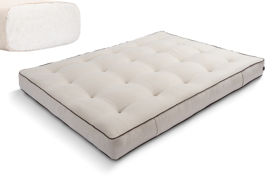 Materac 160x200 naturalny - Futon Pascall Comfort Natural Kedro Len