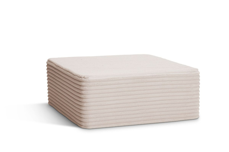 Pufa flexio 85x85 - Pascall - sztruksowy Beżowy