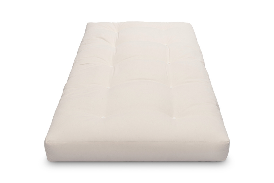 Materac 90x200 naturalny z lateksem i 2x kokosem - Futon Pascall Comfort Relax Hard Ecru