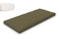 Materac 90x200 naturalny - Futon Pascall Slim Natural Khaki