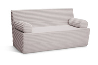 Sofa rozkładana flexio 140x200 - Pascall - sztruksowy Jasno Szary