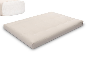 Materac 140x200 naturalny - Futon Pascall Comfort Natural Ecru