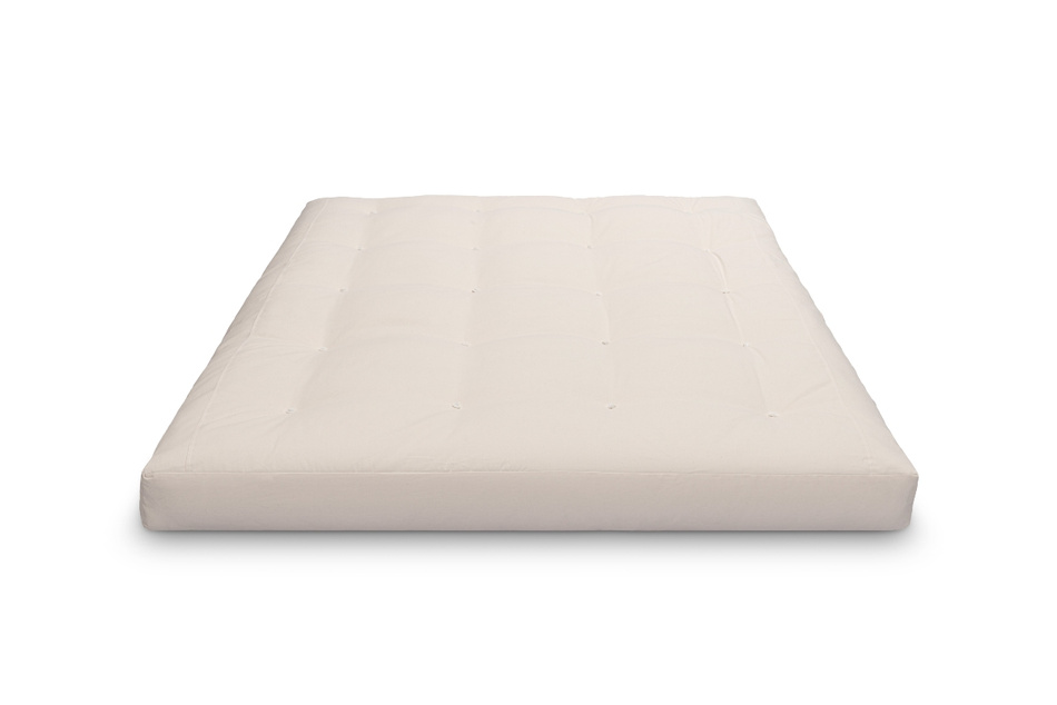Materac 160x200 naturalny z lateksem i 2x kokosem - Futon Pascall Comfort Relax Hard Ecru