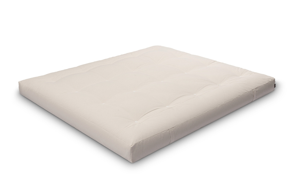 Materac 180x200 naturalny z lateksem - Futon Pascall Comfort Trio Latex Wool Ecru