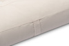 Materac 140x200 naturalny z lateksem - Futon Pascall Medium Duo Latex Ecru