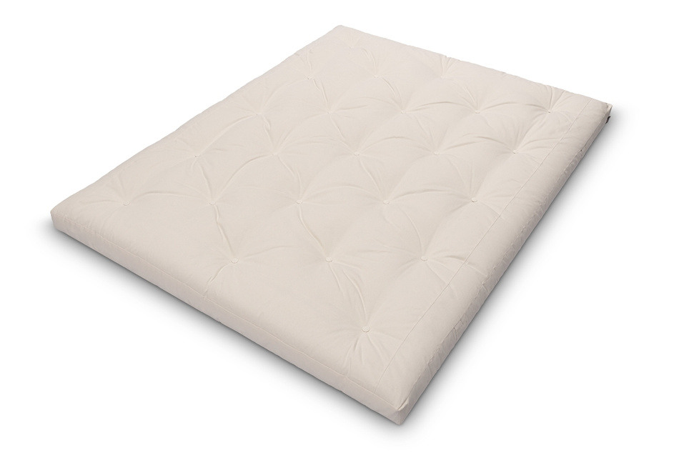 Materac 160x200 naturalny - Futon Pascall Slim Natural Miodowy