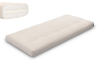 Materac 90x200 naturalny z lateksem - Futon Pascall Medium Latex Ecru