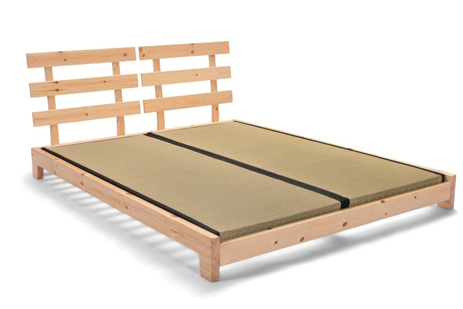 Pascall Łóżko Drewniane 90x200 - Aisha Exclusive Natura Tatami