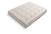 Materac 200x200 naturalny z wełną, lateksem i 2x kokosem - Futon Pascall Comfort Wool Hard Kedro Len