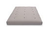 Materac 140x200 naturalny z lateksem - Futon Pascall Comfort Trio Latex Wool Szary