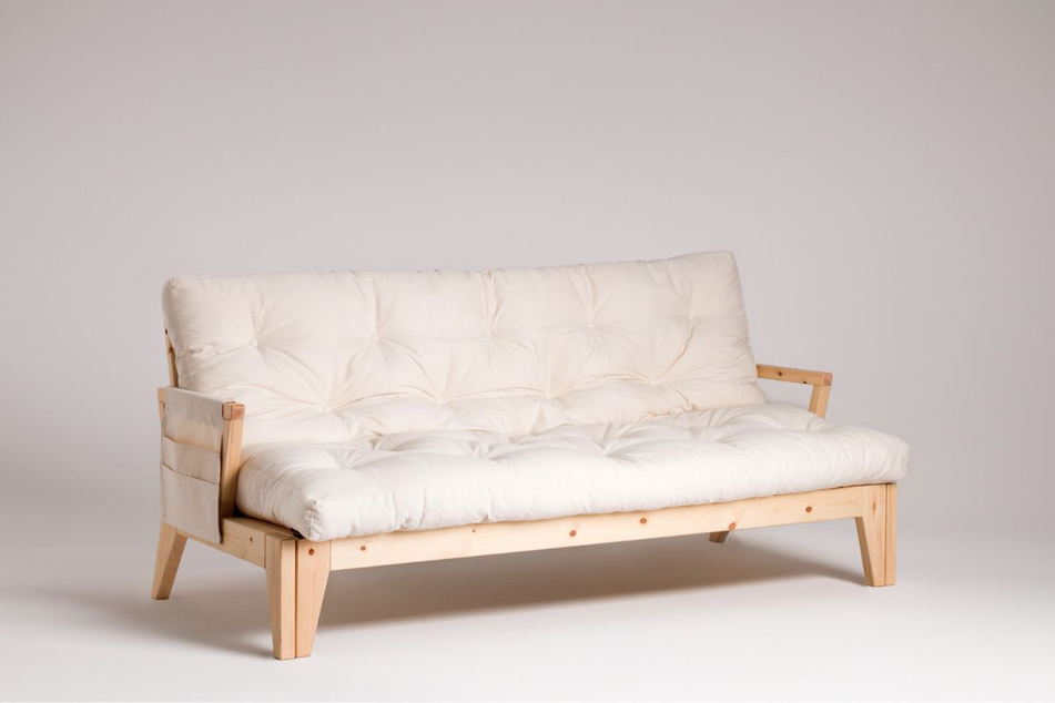 Sofa rozkładana 200 cm - Sakura - Pascall Futon Ecru