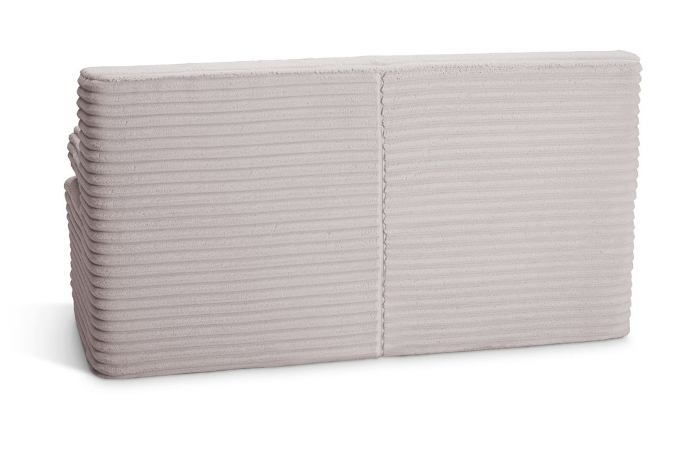 Sofa rozkładana flexio 140x200 - Pascall - sztruksowy Jasno Szary