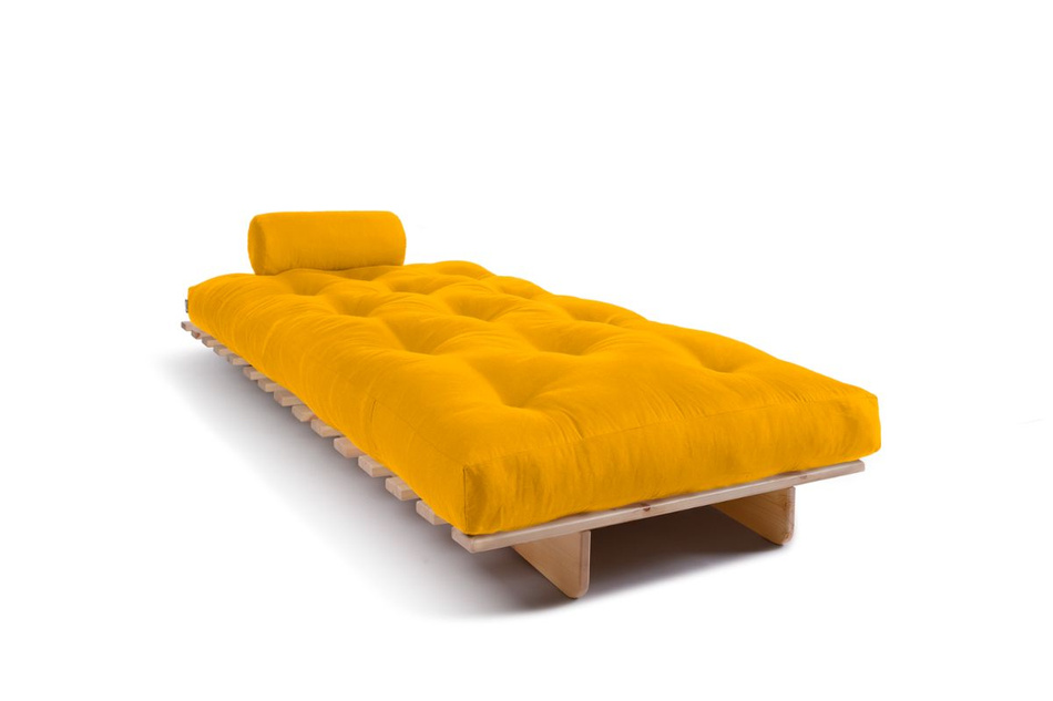 Sofa rozkładana 90x200 - Slim Comfort Classic - Pascall Futon Miodowy