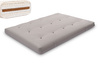 Materac 140x200 naturalny z wełną, kokosem i 2x lateks - Futon Pascall Comfort Wool Szary