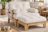 Fotel Sakura - Pascall Futon Beżowy