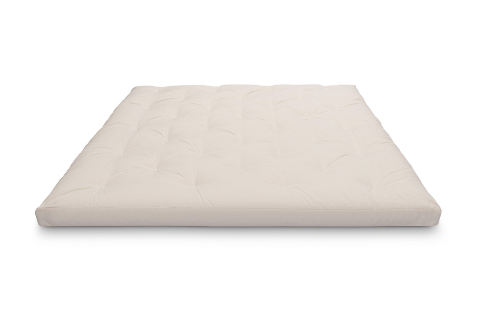Materac 180x200 naturalny z lateksem - Futon Pascall Slim Duo Latex Bordowy