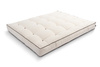 Materac 160x200 naturalny z lateksem - Futon Pascall Comfort Trio Latex Wool Kedro Ecru
