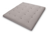 Materac 180x200 naturalny z lateksem i 2x kokosem - Futon Pascall Comfort Relax Hard Szary