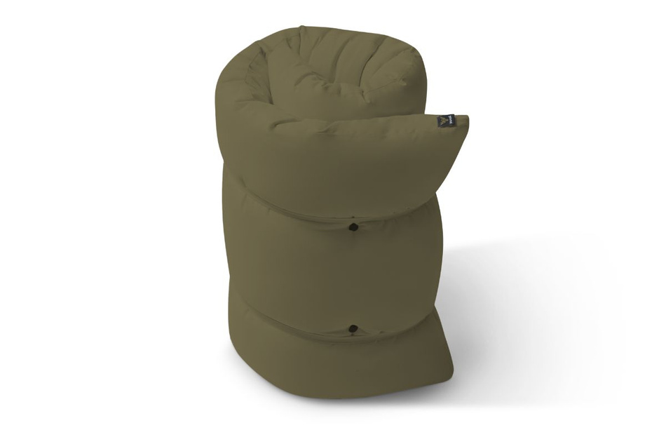 Futon Pascall Travel Natural - Materac 70x200 Khaki - naturalny