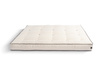 Materac 160x200 naturalny z wełną, kokosem i 2x lateks - Futon Pascall Comfort Wool Kedro Ecru