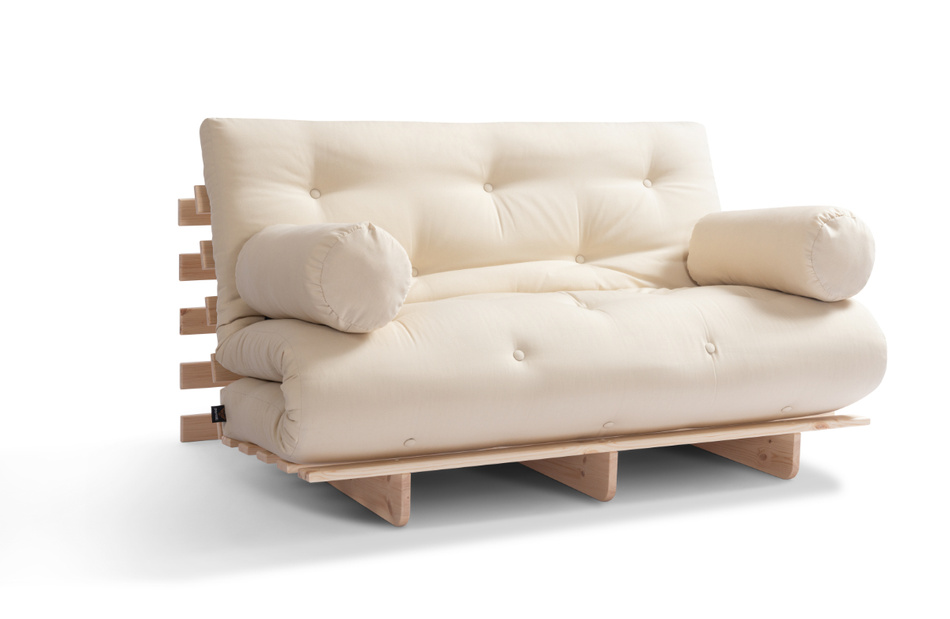 Sofa ogrodowa 140x200 rozkładana - Freedom Classic - Pascall Futon Beżowy