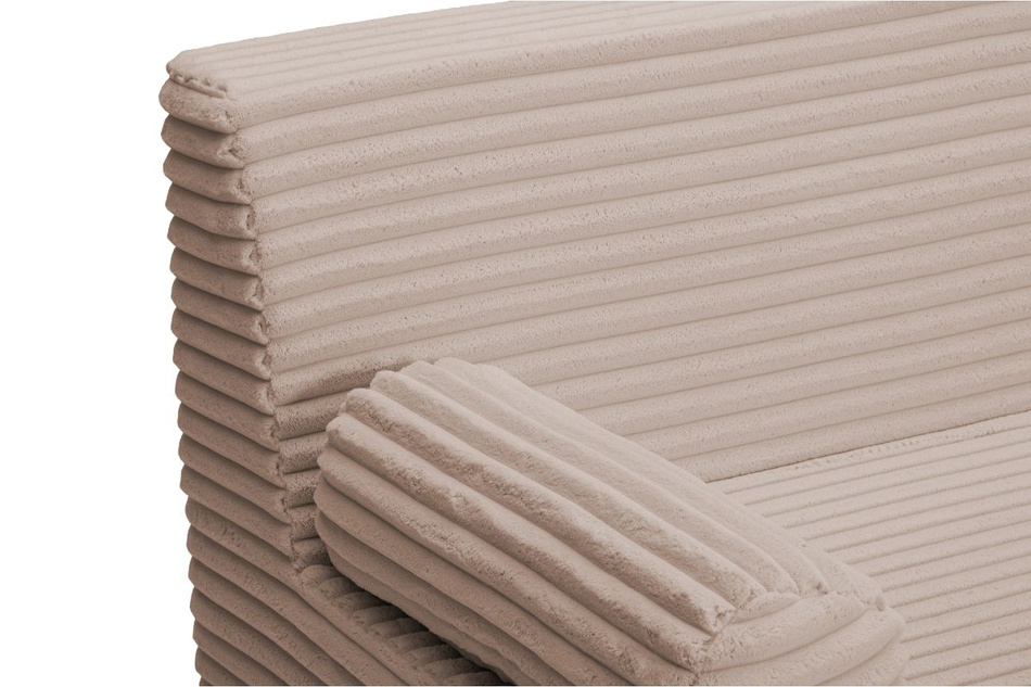 Sofa rozkładana flexio 140x200 - Pascall - sztruksowy Beżowy