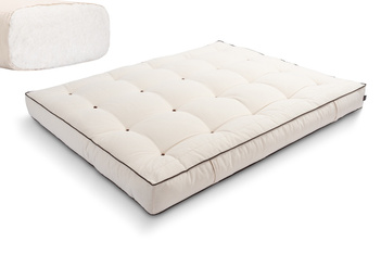 Materac 180x200 naturalny - Futon Pascall Comfort Natural Kedro Ecru