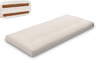 Materac 90x200 naturalny z lateksem i 2x kokosem - Futon Pascall Comfort Relax Hard Ecru