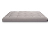 Materac 120x200 naturalny z lateksem i 2x kokosem - Futon Pascall Comfort Relax Hard Szary
