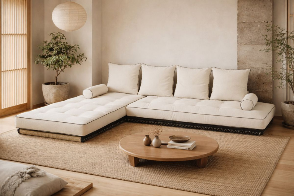 Narożnik Tatami Medium Duo Coco Kedro 80x200 - Pascall Futon Len
