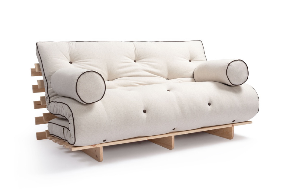 Sofa rozkładana 160x200 - Slim Basic Kedro Classic  - Pascall Futon Len