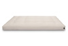 Materac 120x200 naturalny z lateksem i 2x kokosem - Futon Pascall Comfort Relax Hard Ecru
