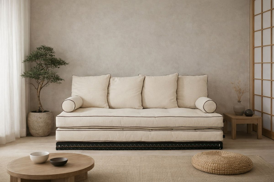Sofa Tatami Medium Natural Kedro 100x200 - Pascall Futon Len