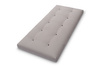 Materac 90x200 naturalny z wełną, lateksem i 2x kokosem - Futon Pascall Comfort Wool Hard Szary