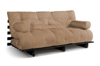 Sofa rozkładana 180x200 - Slim Comfort Black - Pascall Futon Beżowy