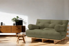 Sofa rozkładana 160x200 - Slim Basic Classic - Pascall Futon Gołębi Popiel